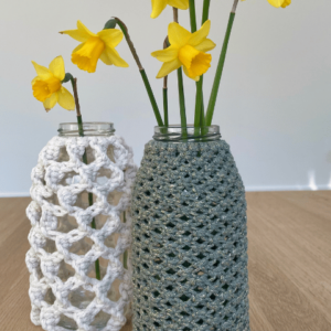 Vase macramé