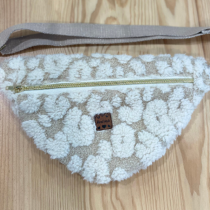 Sac banane sherpa beige