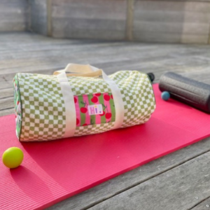 Sac polochon coloré artisanal